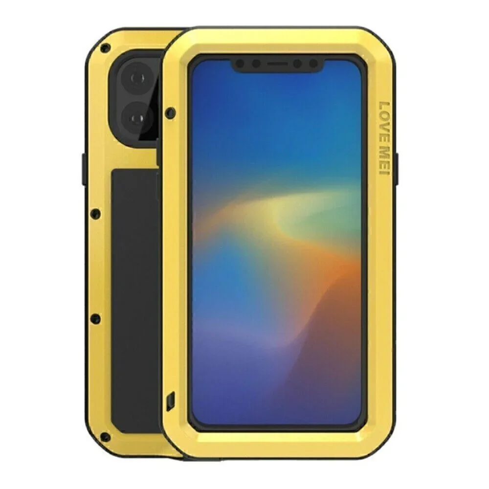 LOVE MEI Shockproof Metal Heavy Duty‎ Case For Samsung Galaxy S20 FE S20 Ultra